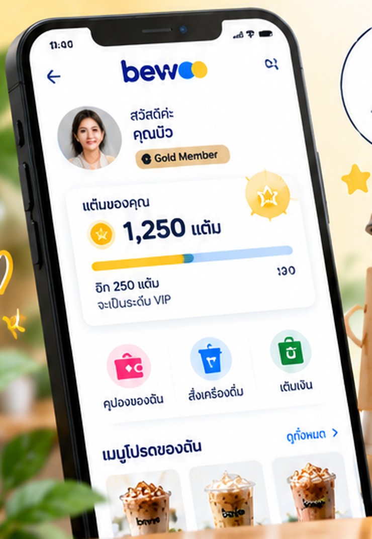 ตัวอย่างหน้าสมาชิก